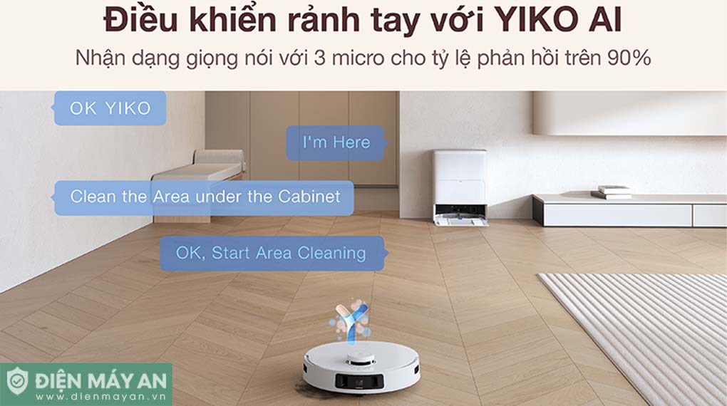 Robot hút bụi lau nhà Ecovacs Deebot T30S KR
